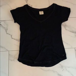 Black American eagle tee